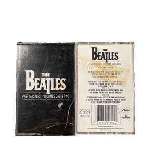 The Beatles Past Masters Volumes One & Two-2 cassette Tape Combo 1988 Vintage